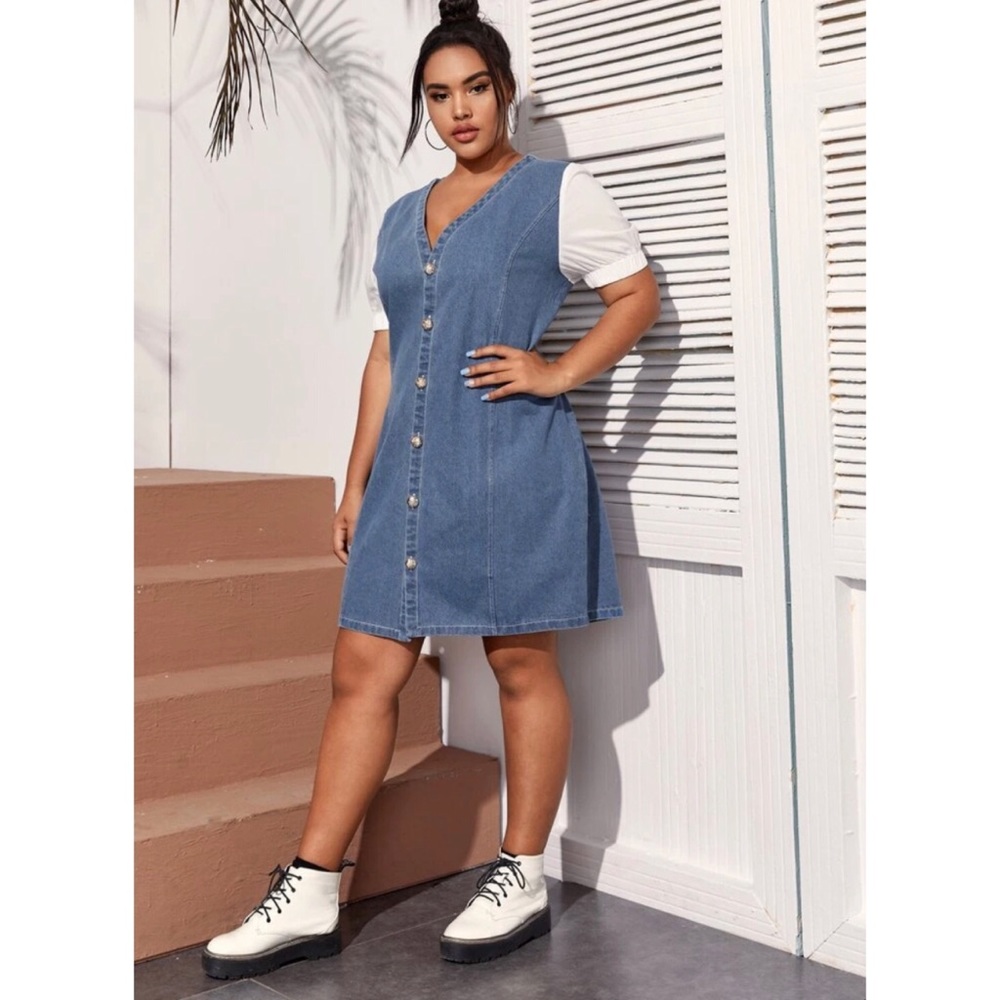Pretty denim dress